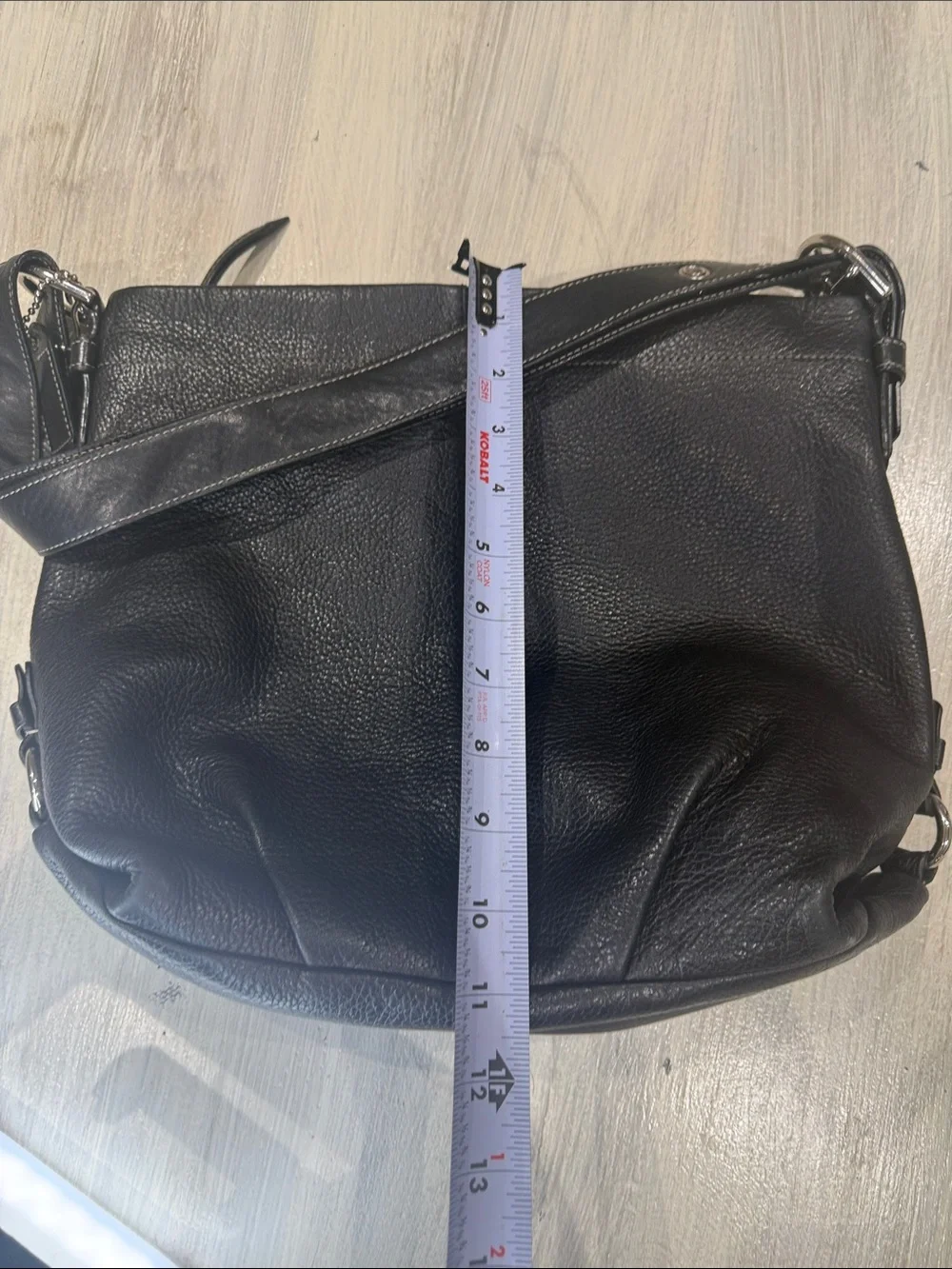 Vintage Y2K Classic SoHo Black Leather Hobo Bag - Timeless Everyday Carry